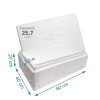 Pojemnik termoizolacyjny 25,7 litra – styrobox z pokrywką do przechowywania żywności